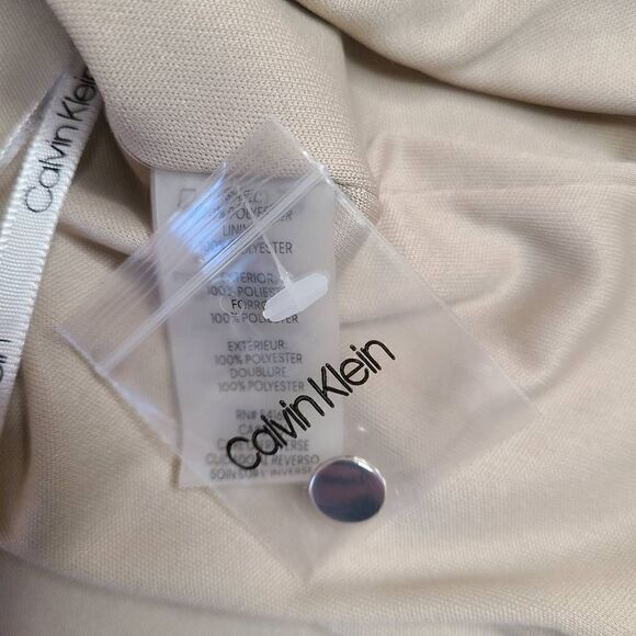 NEW Calvin Klein Womens Sleeveless Floral Print Pleated Blouse Medium - Picture 6 of 10